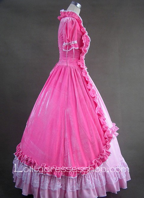 Cheap Gothic Victorian cotton Sweet Pink Lolita Dress Sale At Lolita ...