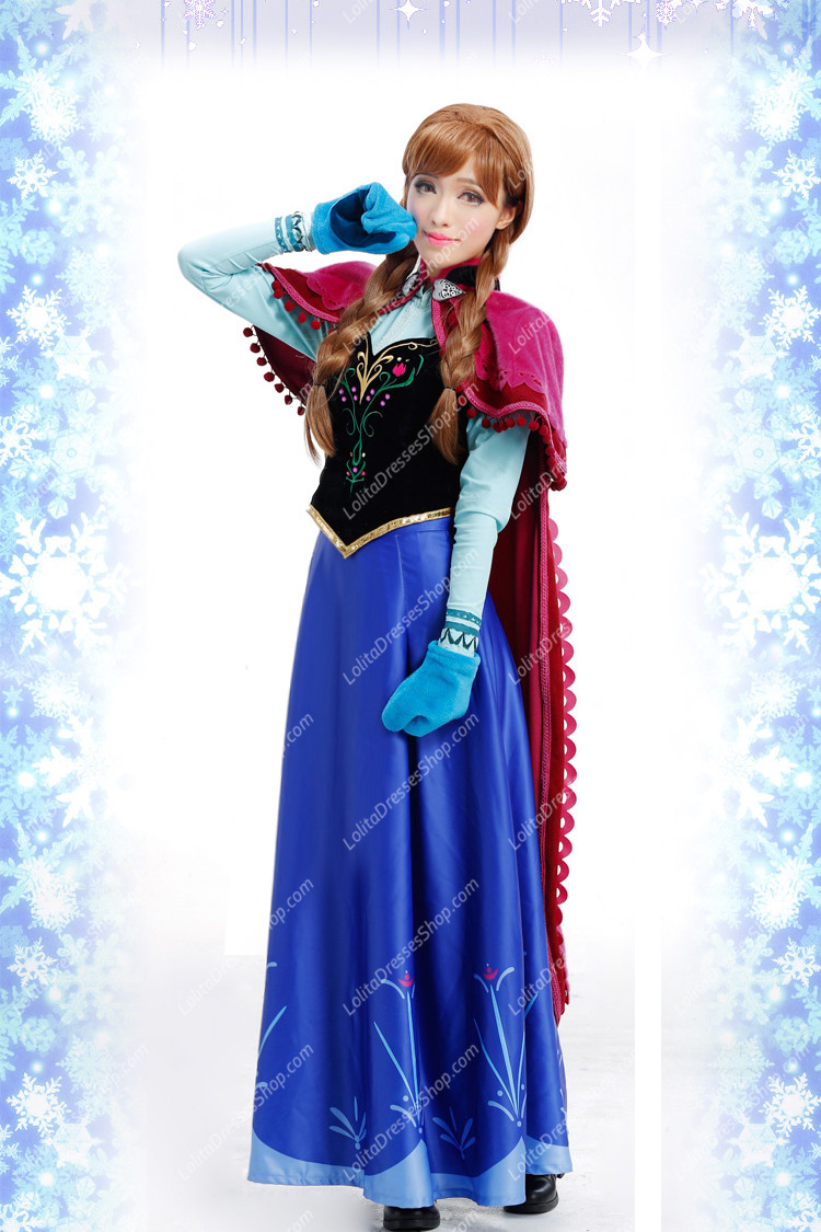 anna frozen cosplay costume
