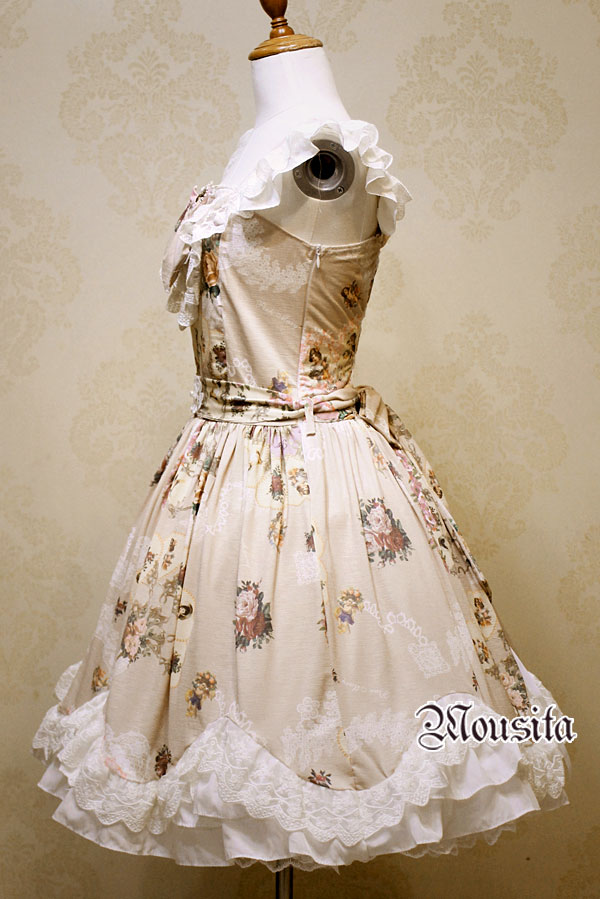 Cheap The New Angel Rose Floral Print Mousita Lolita Dress Sale At ...